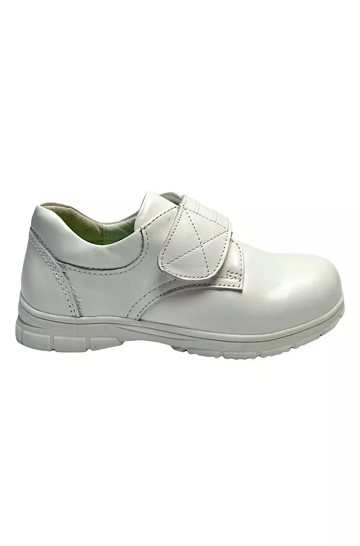 White leather deals uniform shoes