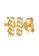 Elli Jewelry gold Earrings Cord Rod Twisted Elegant 375 Yellow Gold 5A3CEACE95BDAFGS_1