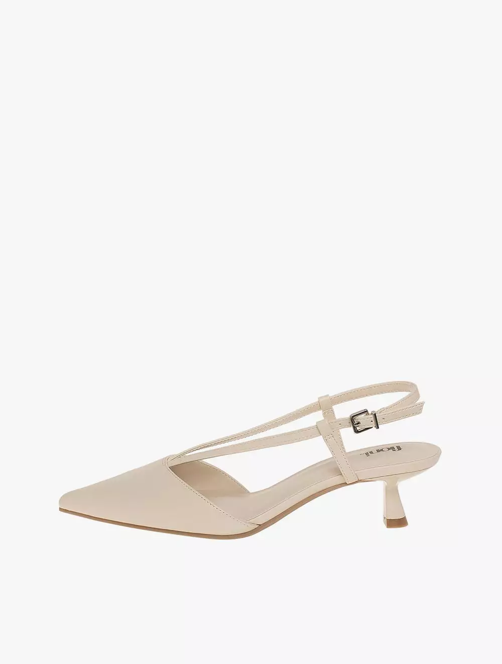 Payless Fioni Womens Kappa Slingback Kitten Heels - Ivory_04