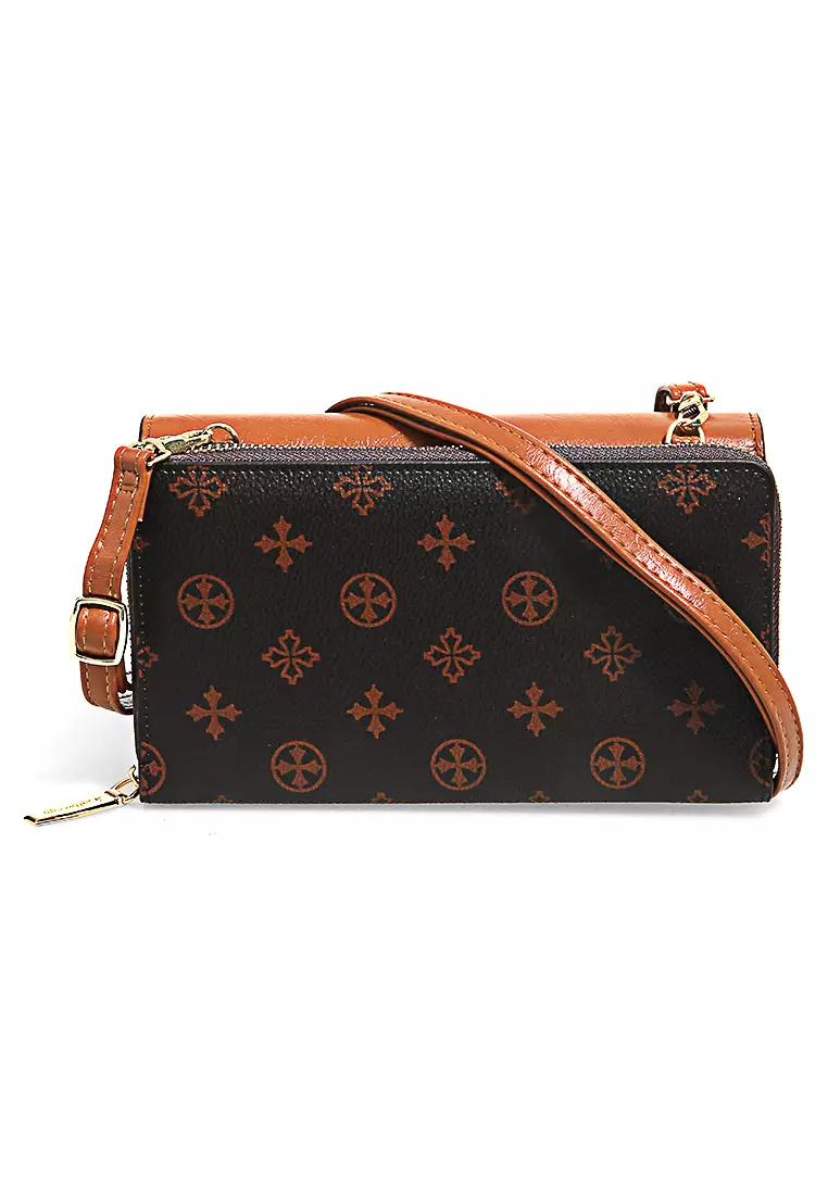 Dompet Wanita Model Panjang Long Wallet With Strap Handle Material Leather ORIGINAL