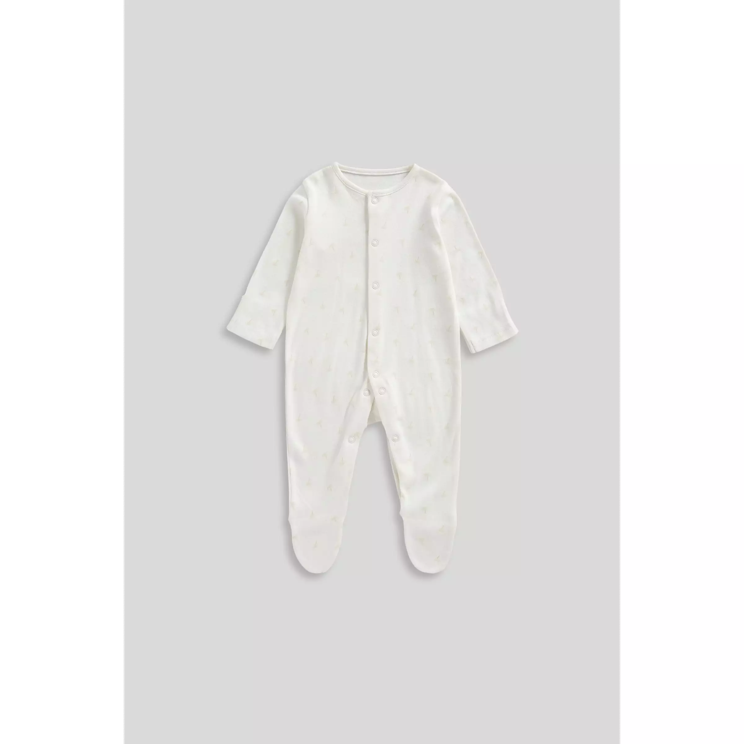 Mothercare Dinosaur Sleepsuits - 3 Pack - Set Baju Tidur Bayi Laki-laki (Biru)