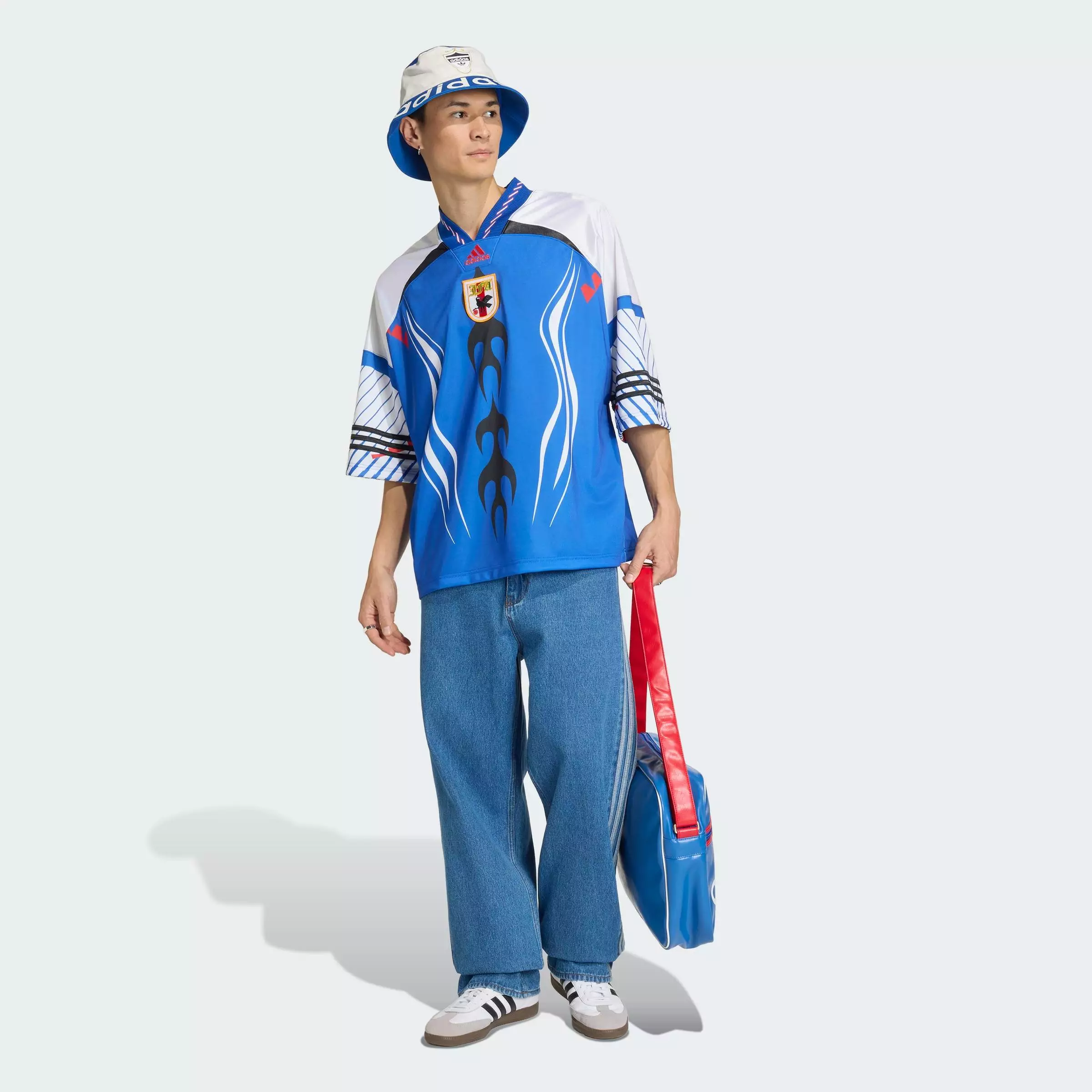 Lifestyle & Football Bringback Remixed Japan Jersey Men Blue KD5984