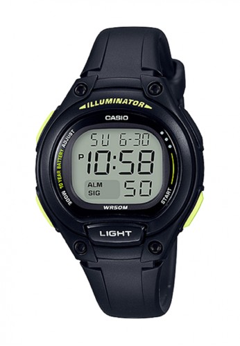 Jual Casio Casio Digital Jam Tangan Wanita Strap Karet Hitam Lw 203 1b Original Original Zalora Indonesia