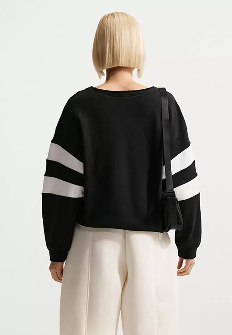 Sportswear Club Fleece Oversized V-Neck Sweatshirt