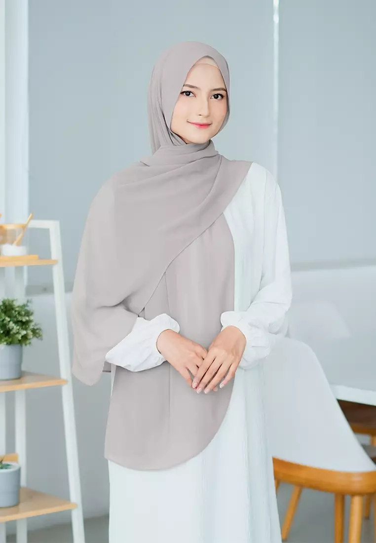 HIJAB INSTAN SAFFA - GREY