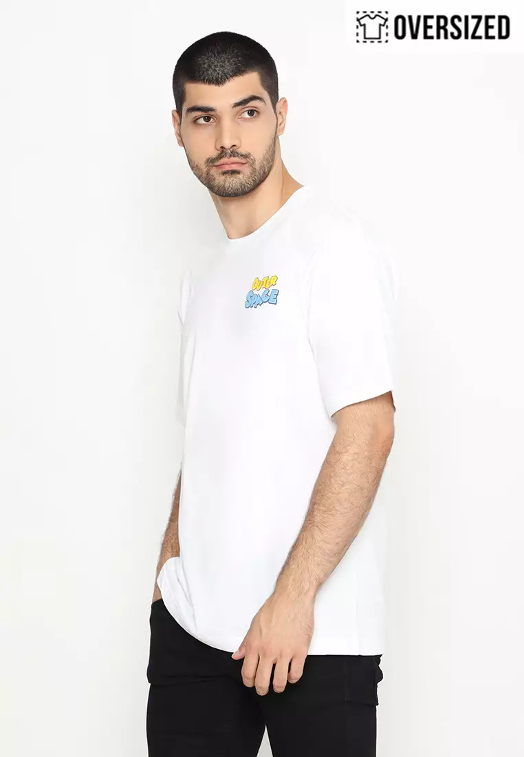 RBJ T-Shirt Cotton Combed Oversized Pria 2079350071