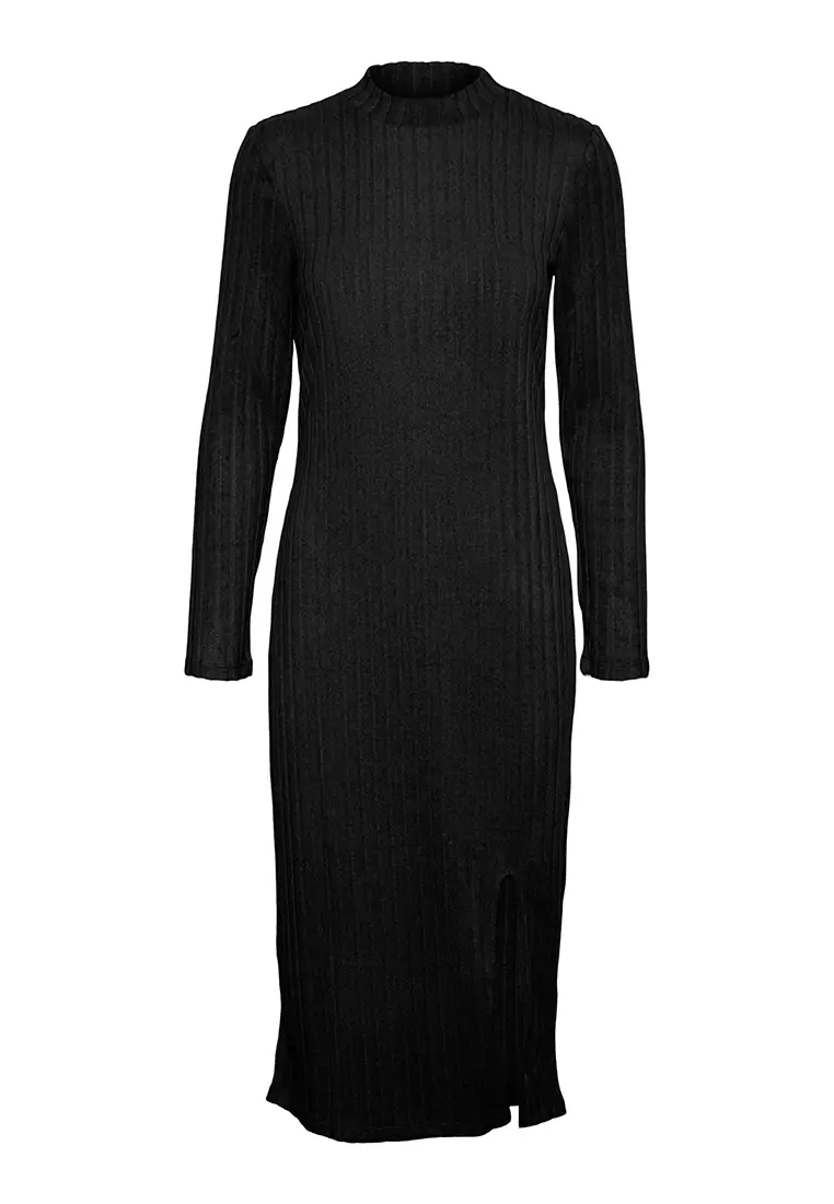 Asta Long Sleeves Calf Dress