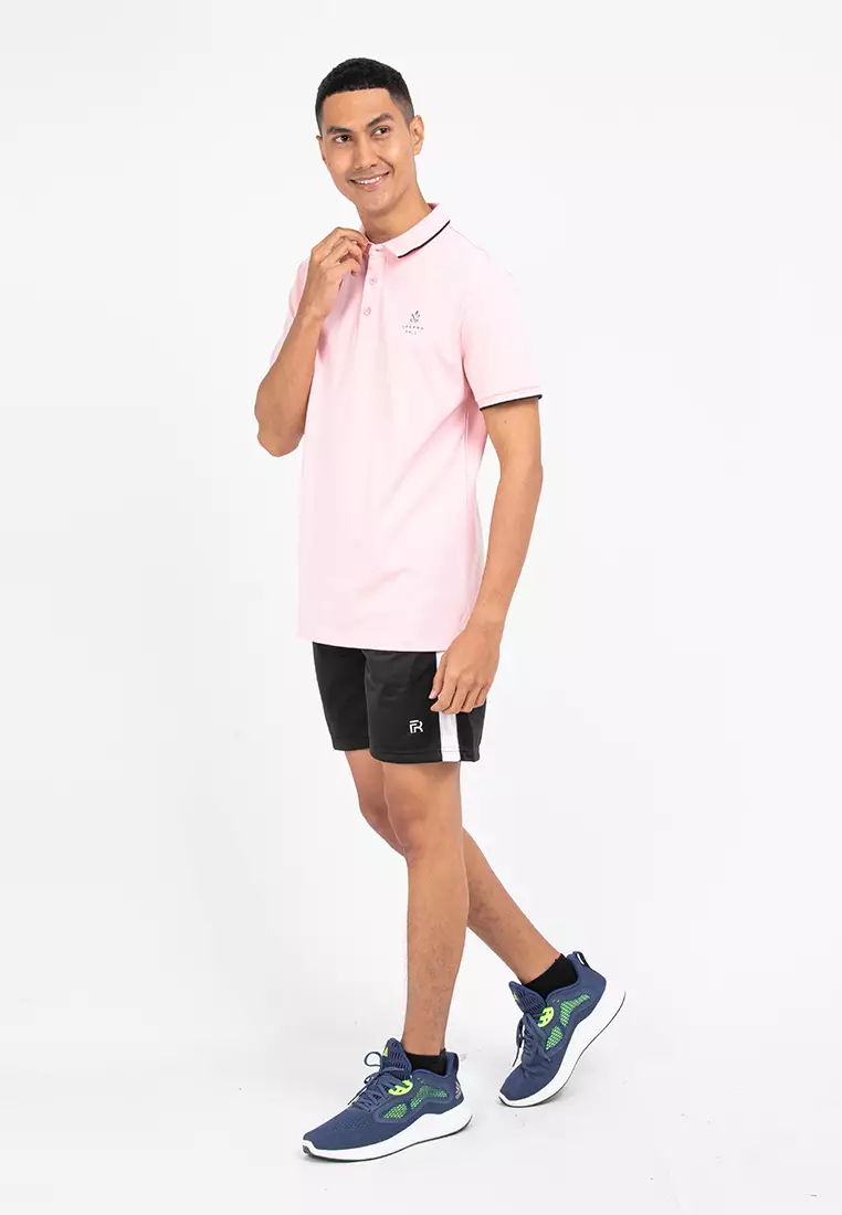 Forest Premium Weight Cotton Polo Tee 220gsm Interlock Knitted Polo T Shirt | 23761-54Pink