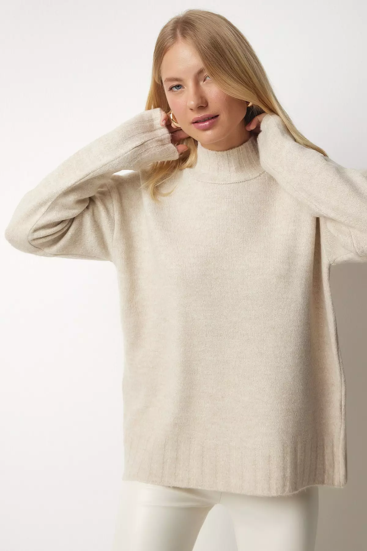 小高領針織毛衣