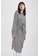DeFacto beige Relaxed Fit Striped Belted Long Sleeve Viscose Tunic 54AE7AA33F0805GS_1