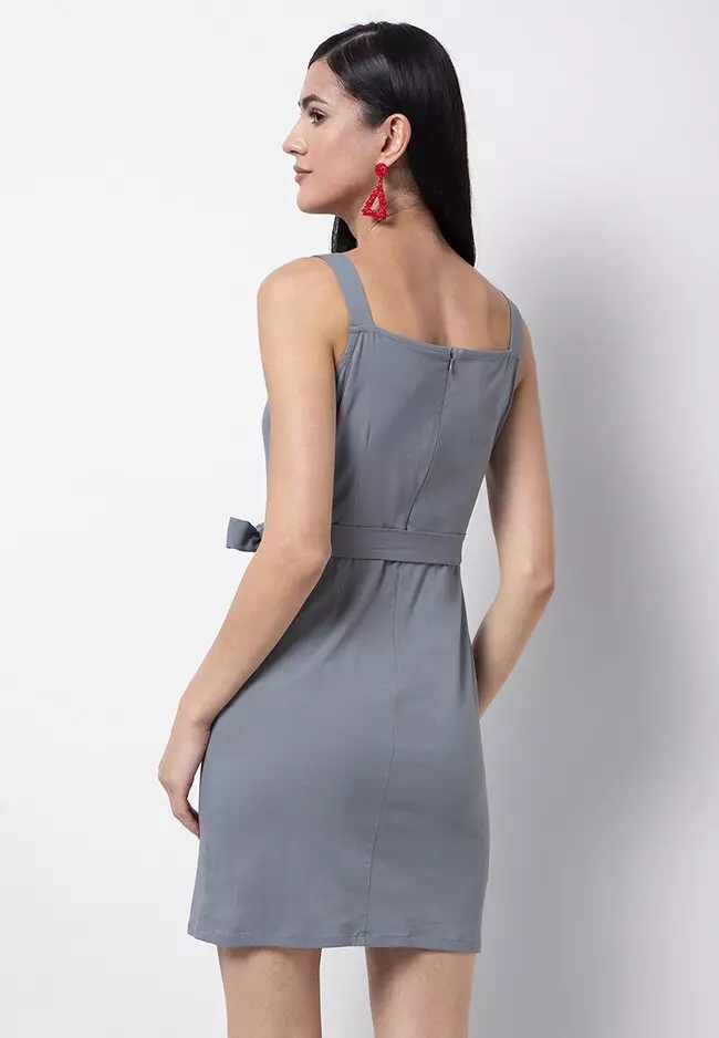 Grey shift hotsell dress for work