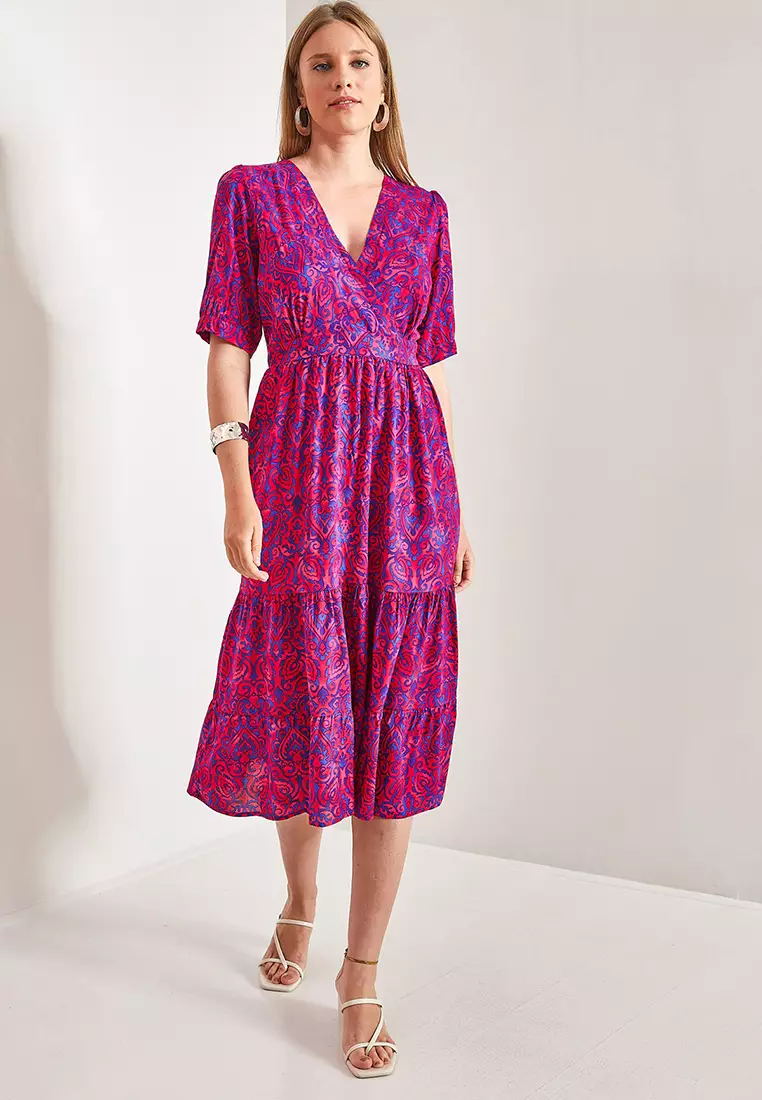 Viscose Midi Dress