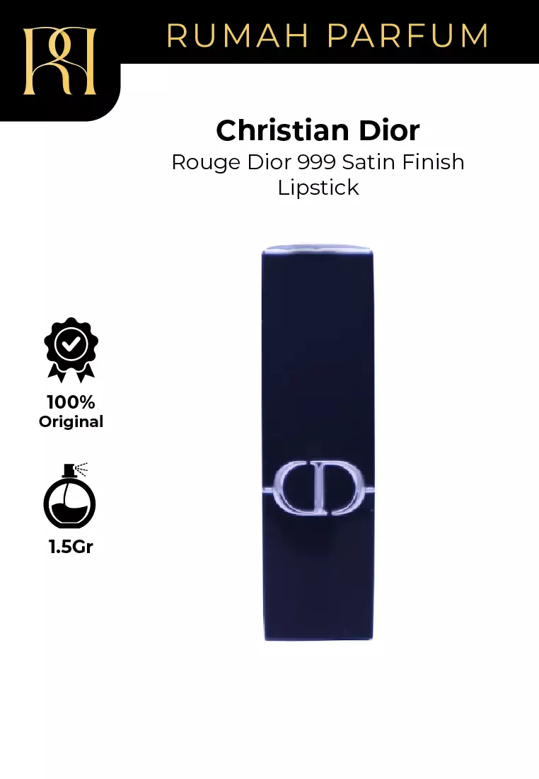 Christian Dior Rouge Dior 999 Satin Finish Lipstick 1.5 Gr