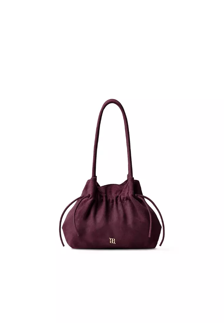 Mandu Mini Bag Suede - Burgundy