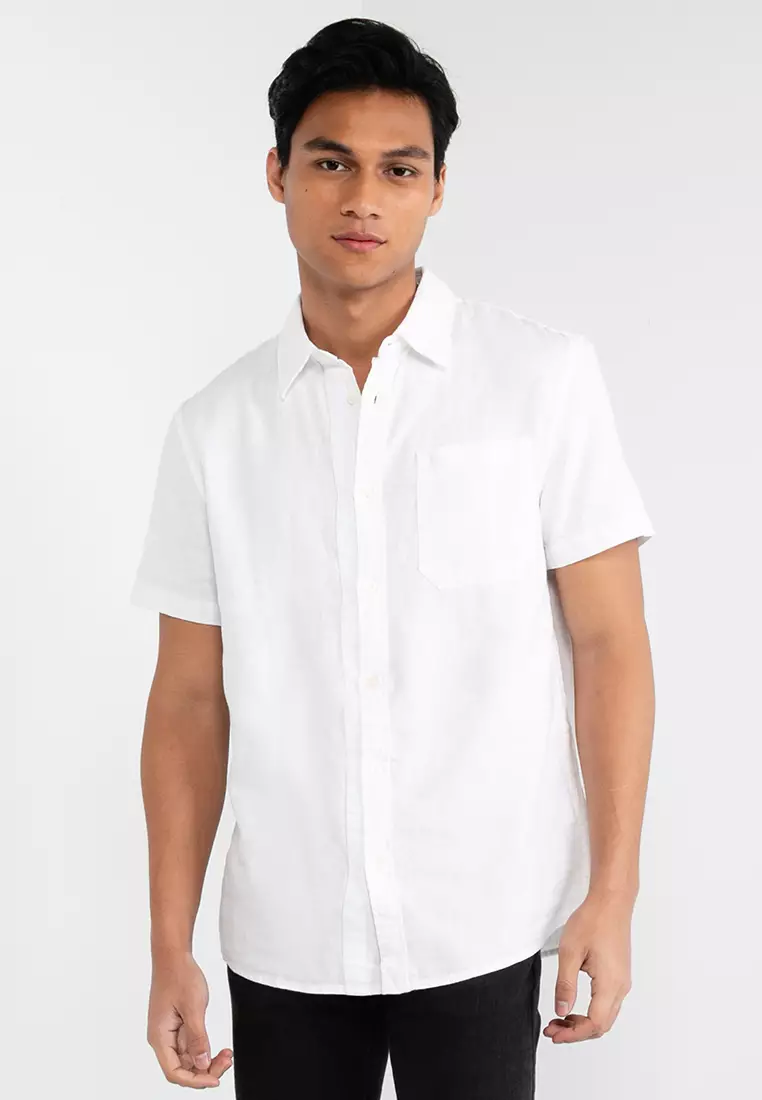 Calvin klein deals linen shorts