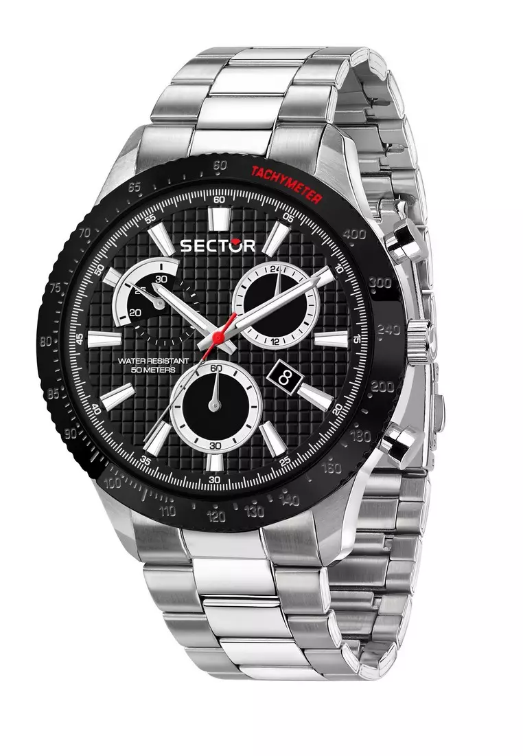 Men's chronograph stainless steel watch shop