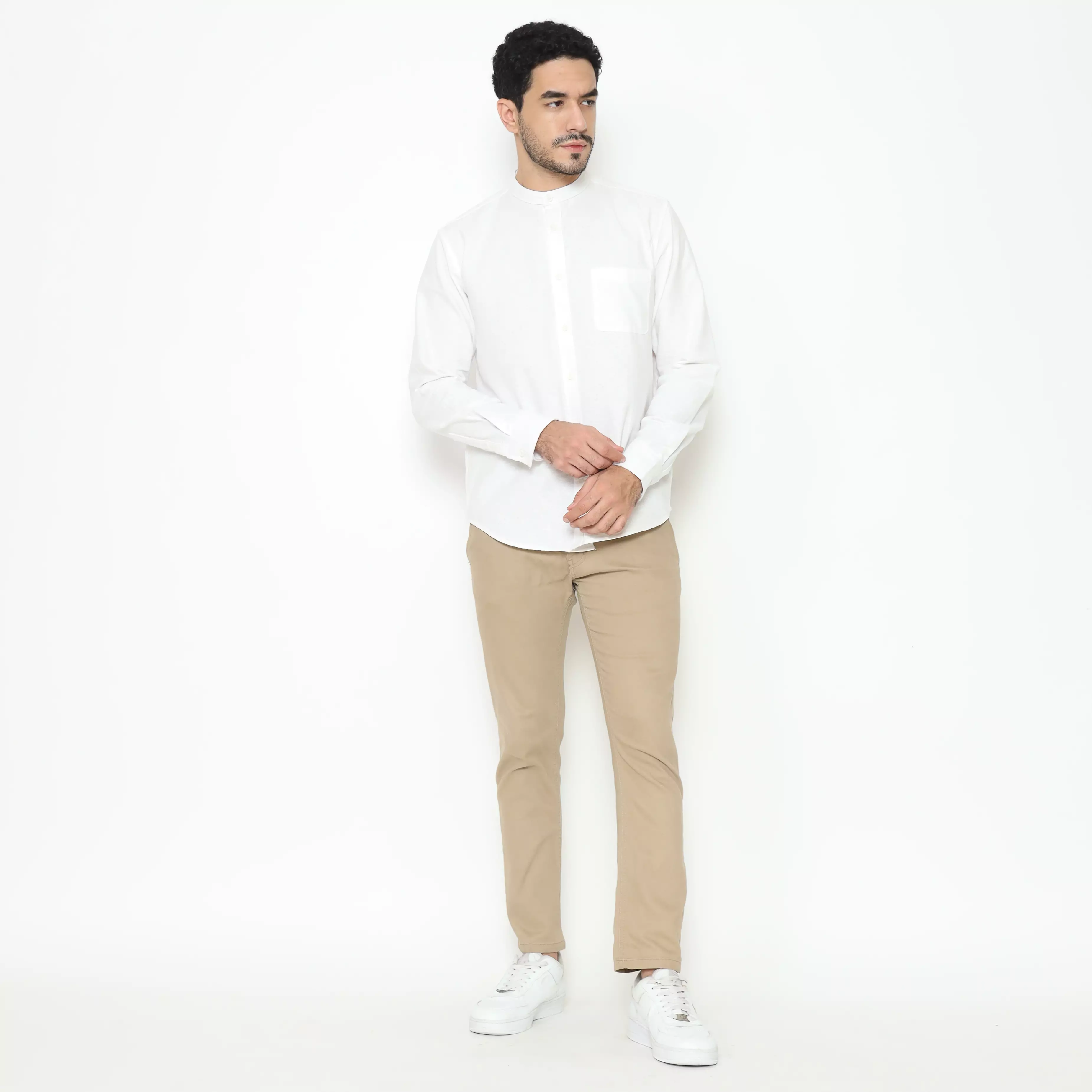 AMK Kemeja Pria  Lengan Panjang SHG Ringga L/S White