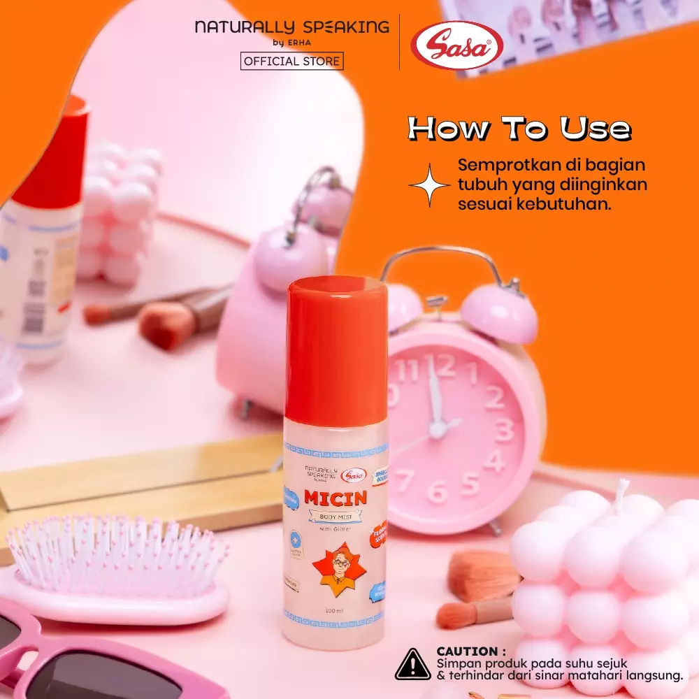 Naturally Speaking x SASA Micin Body Mist 100ML