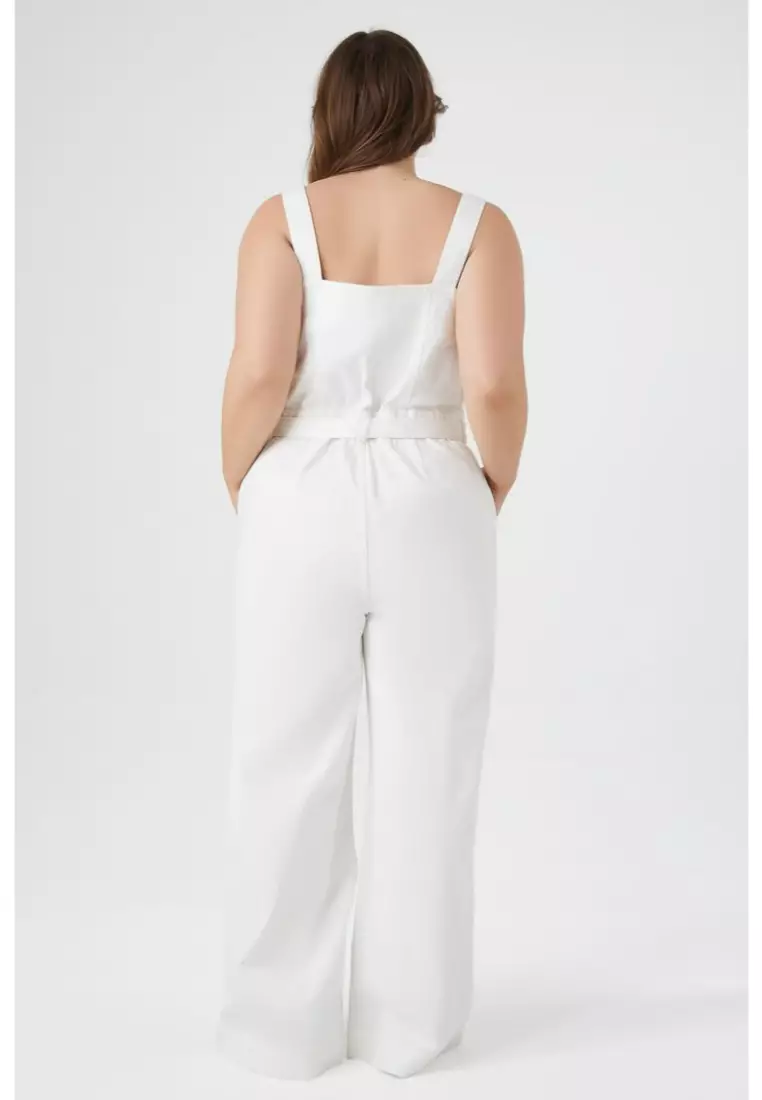 Denim cami overalls on sale by forever 21