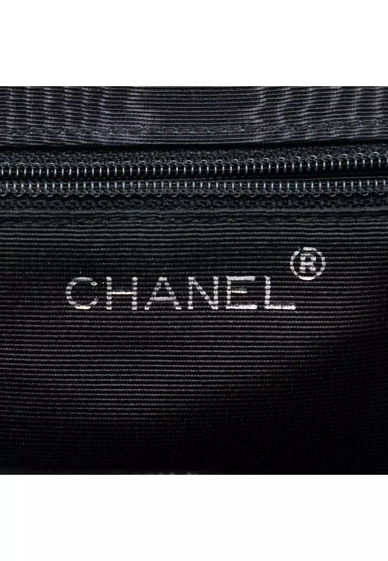 Pre-Loved Chanel Cc Silk Grosgrain Handbag