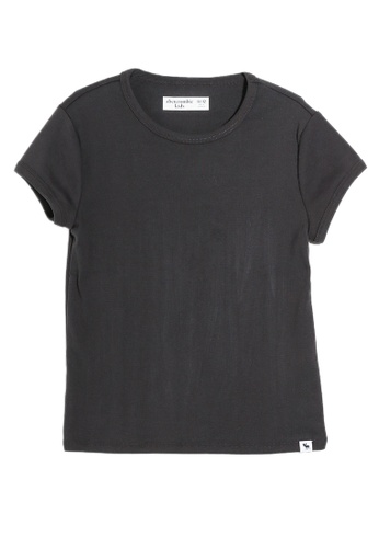 Abercrombie & Fitch black Slim Baby Tee 749E4KA3D24530GS_1