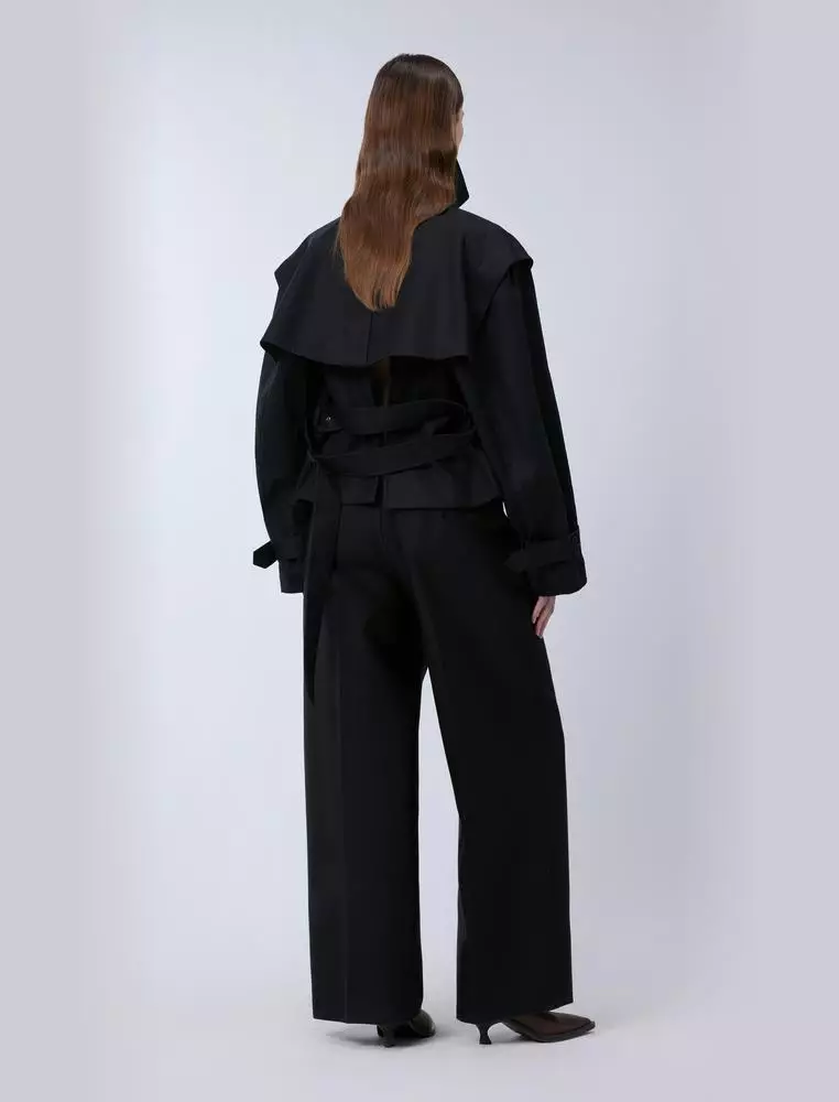 Loose Fit Wide Leg Long Pants