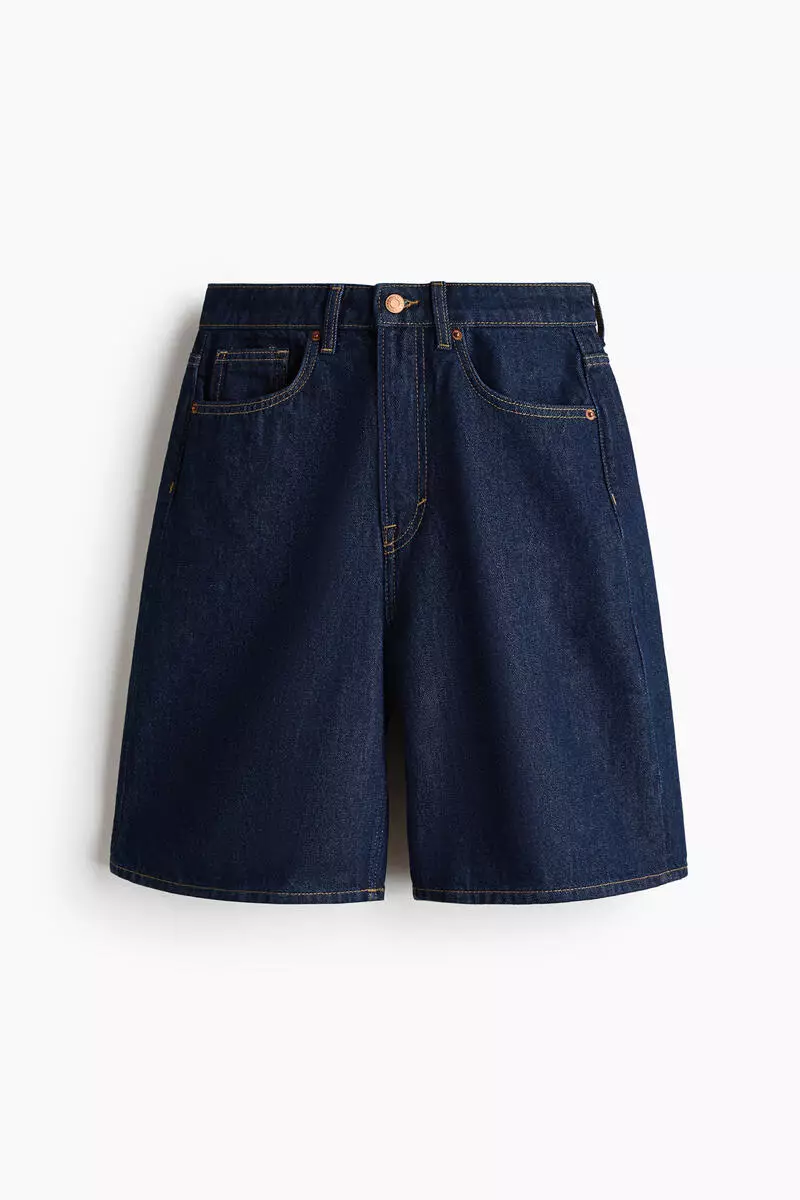 Denim Bermuda shorts