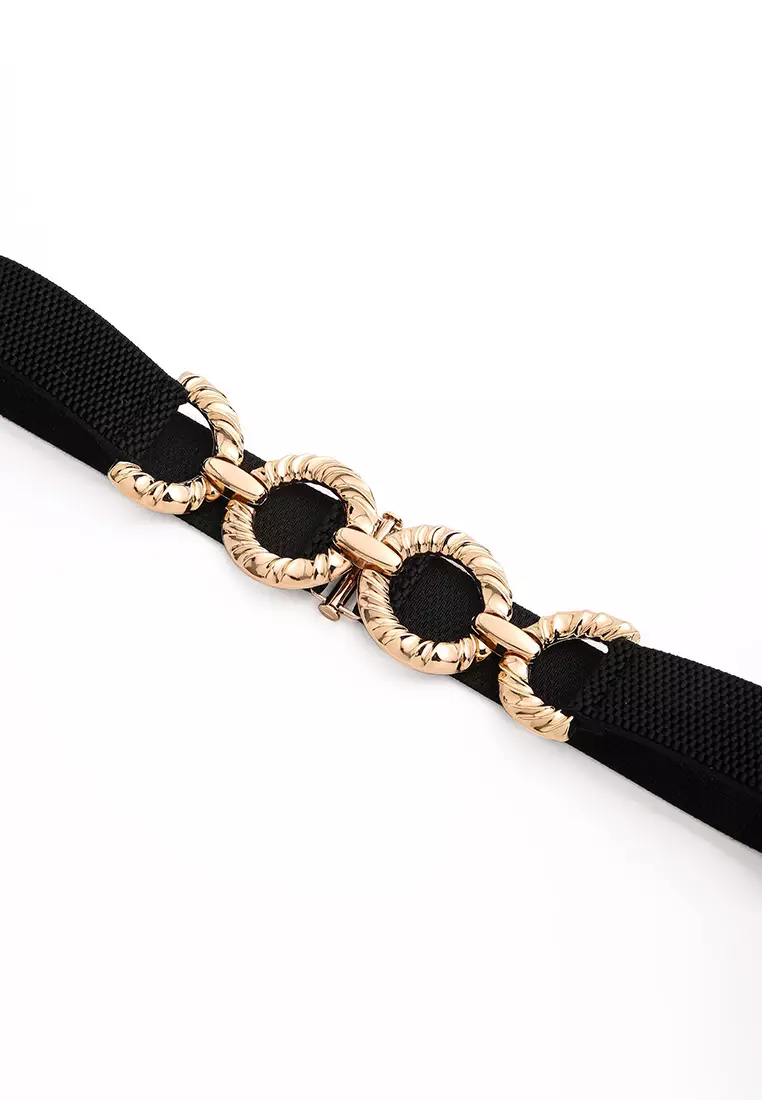 GYKACO KATYA  Black - Ikat Pinggang Wanita - Fashion Belt / Sabuk (Import)