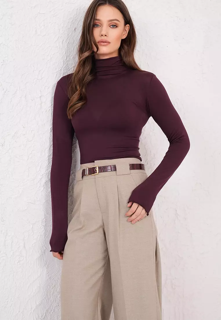 Turtleneck Cashmere Top