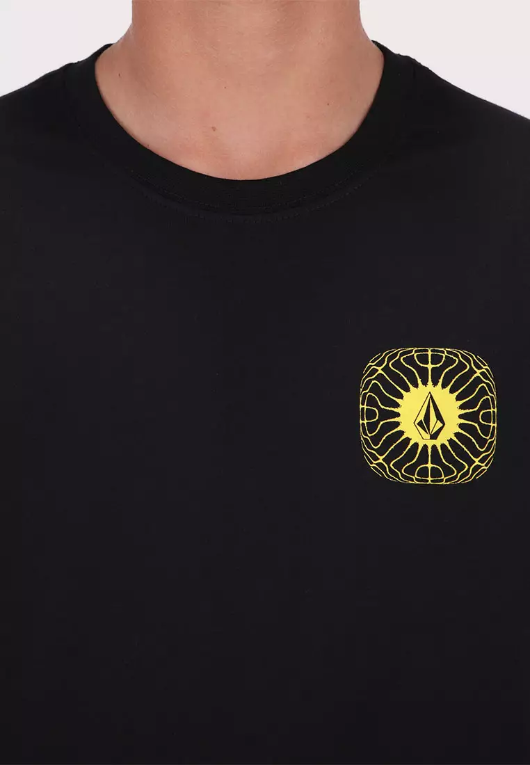 YRG FREQUENCY SHORT SLEEVE TEE BLACK
