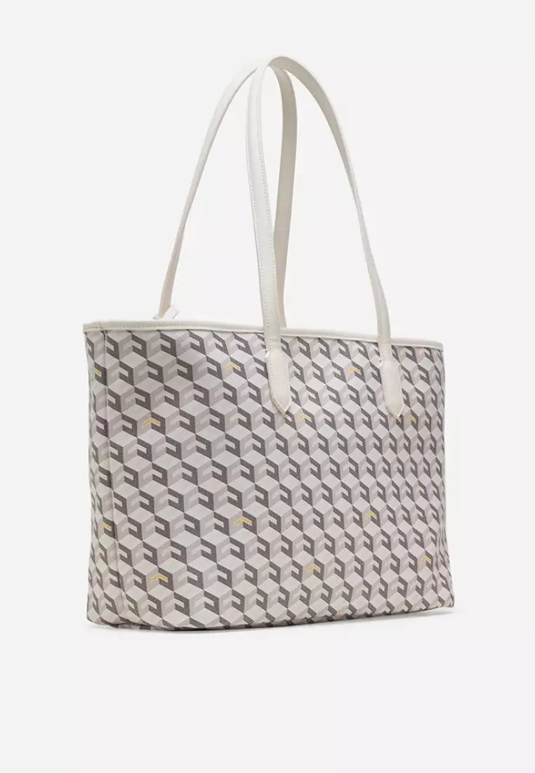 Russo Monogram Tote Bag White