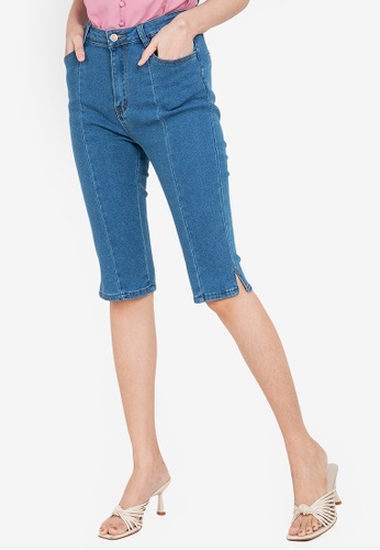 discount 72% Black 36                  EU Stradivarius capri jeans WOMEN FASHION Jeans Capri jeans Worn-in 