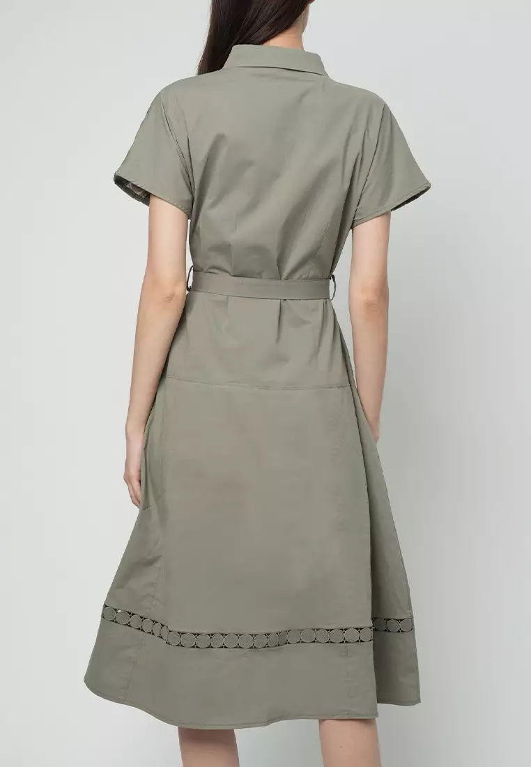 Aubriella Dress with Chest Trimming