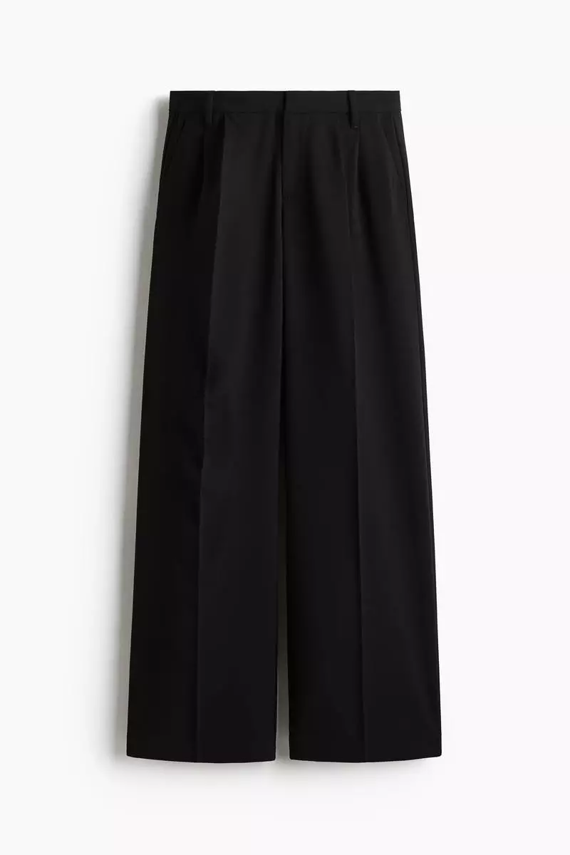 Wide tailored trousers