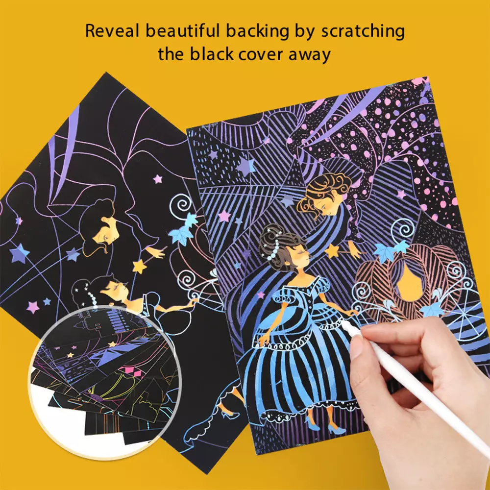 Jarmelo Set Scratch Cards Cinderella - Mix