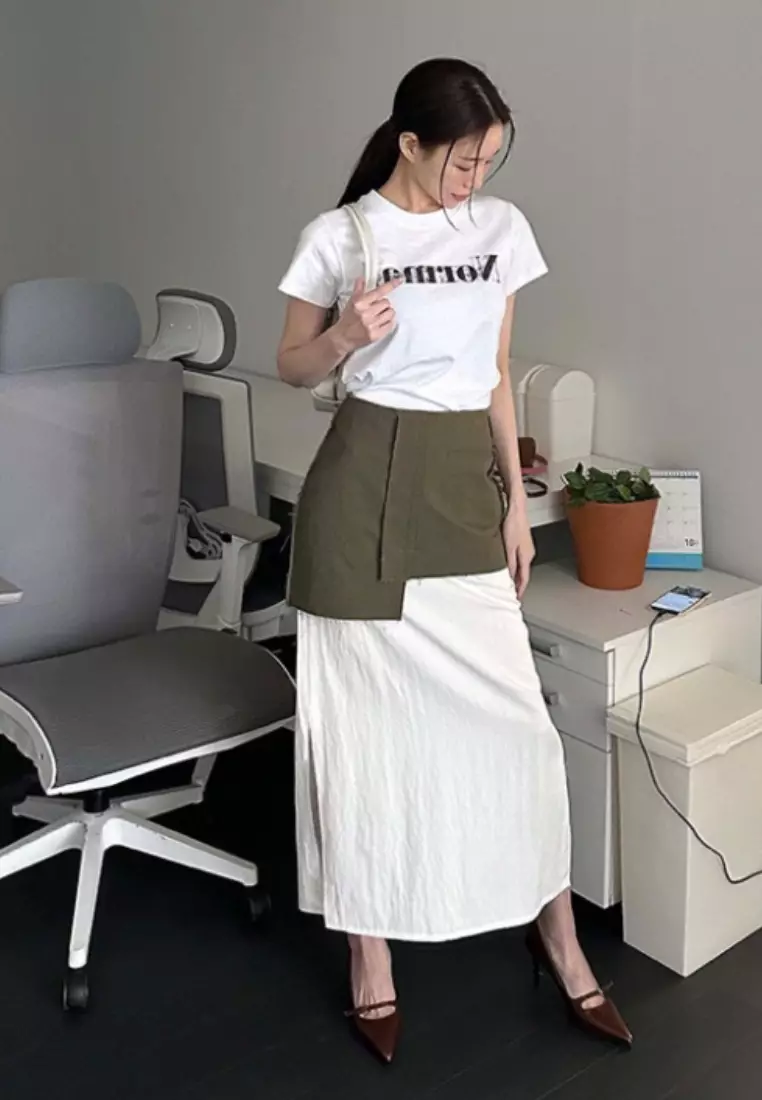 Irregular Hem Skirt CA26031953GR