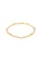 HABIB gold HABIB Oro Italia 916 Yellow and White Gold Bracelet GW41340922(YW)-BI B0866ACEFE257BGS_2