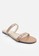 Benitz brown Sandal Flat Double Strap Wanita Casual F0663SH8E52946GS_1