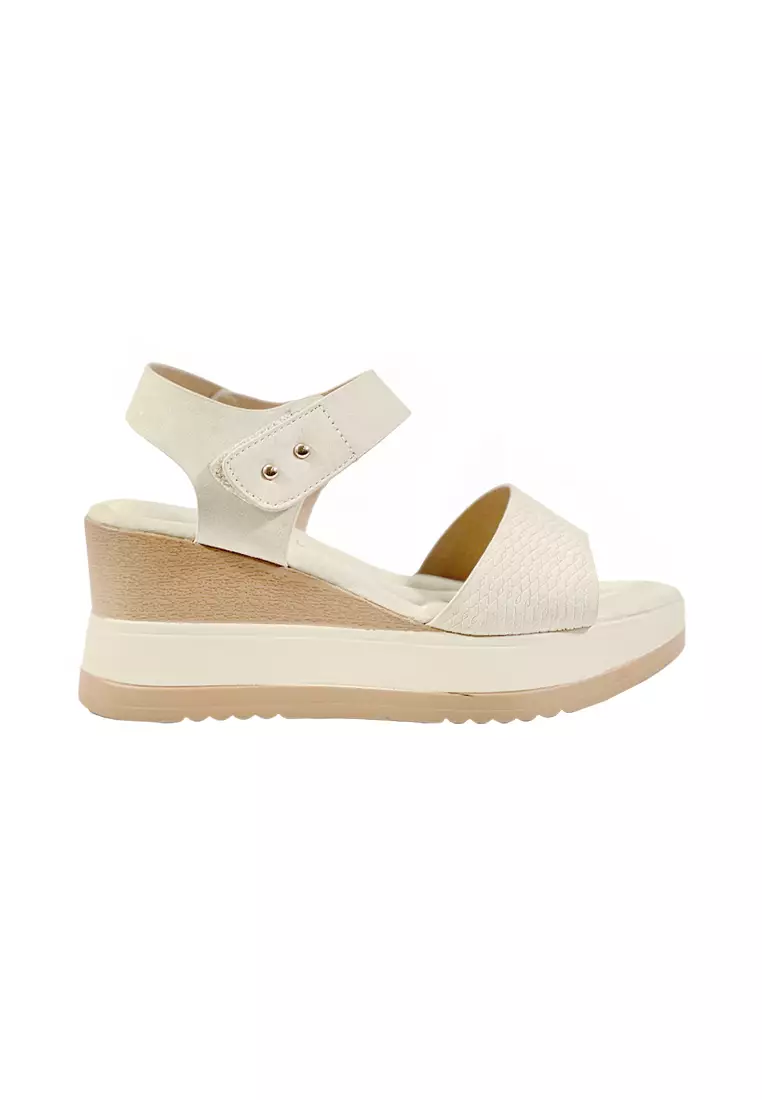 Discount on Mario D' boro Runway  shoes - SKU: Women's Wedge Sandals LY 28236 Bone C67