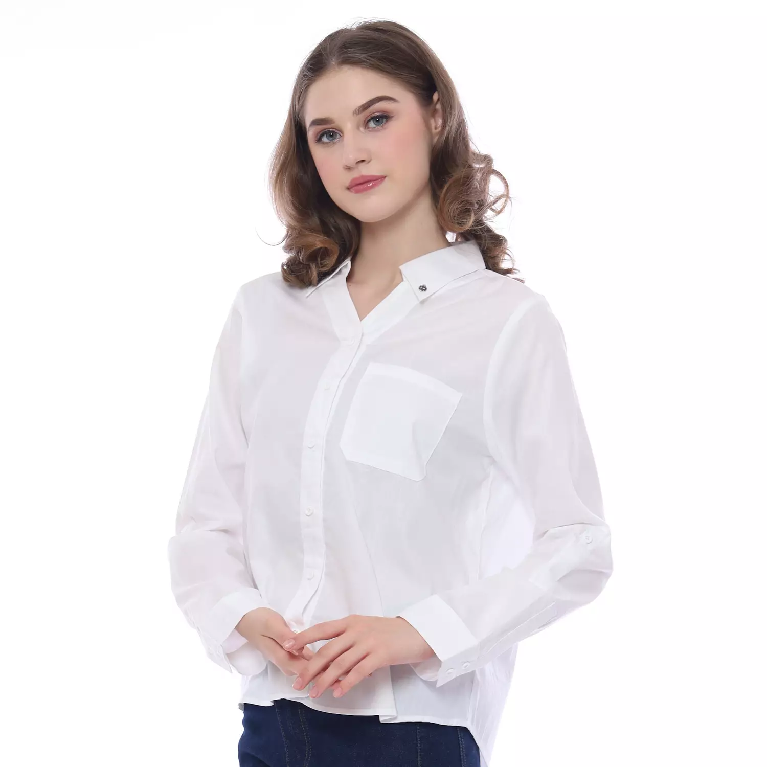 Insight Kemeja Lengan Panjang Wanita Neuvo Ladies Shirt Long Planet Surf