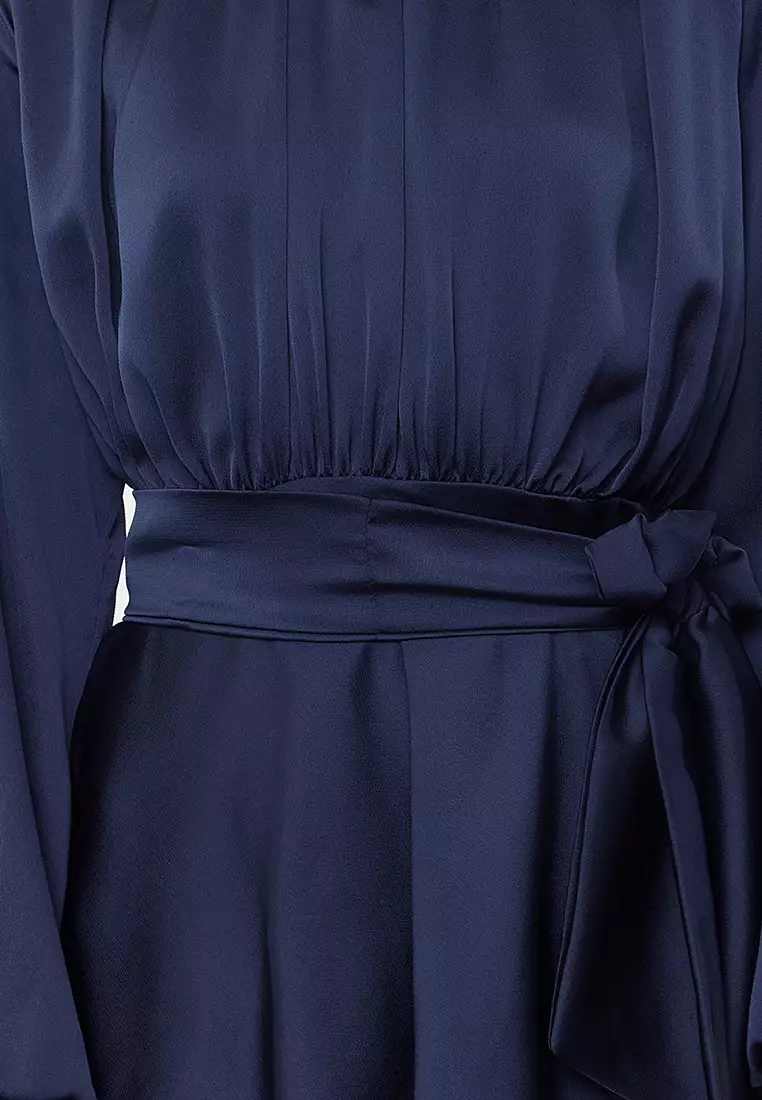 Belted Layered Dress