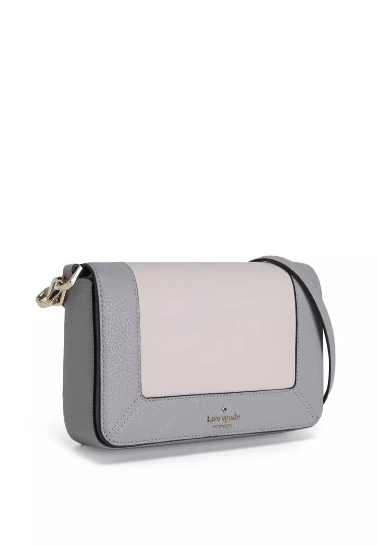 Lena Colorblock Mini Flap Crossbody Bag (cv)