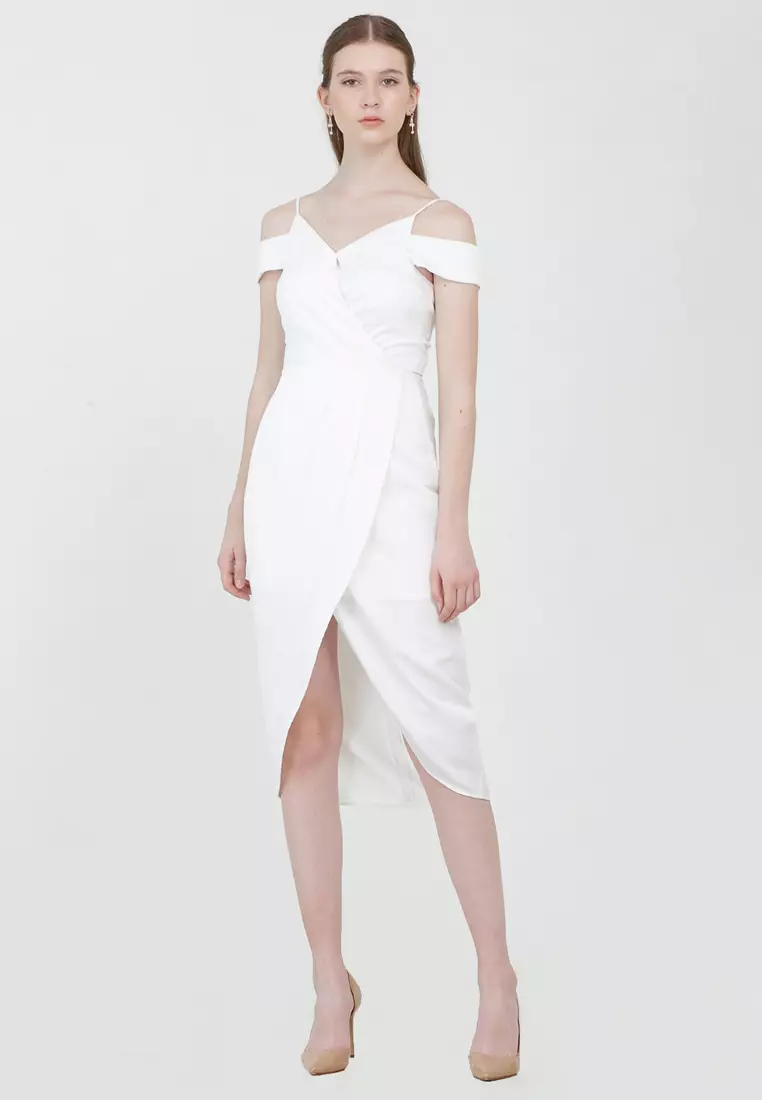 Minka Tulip Dress in White