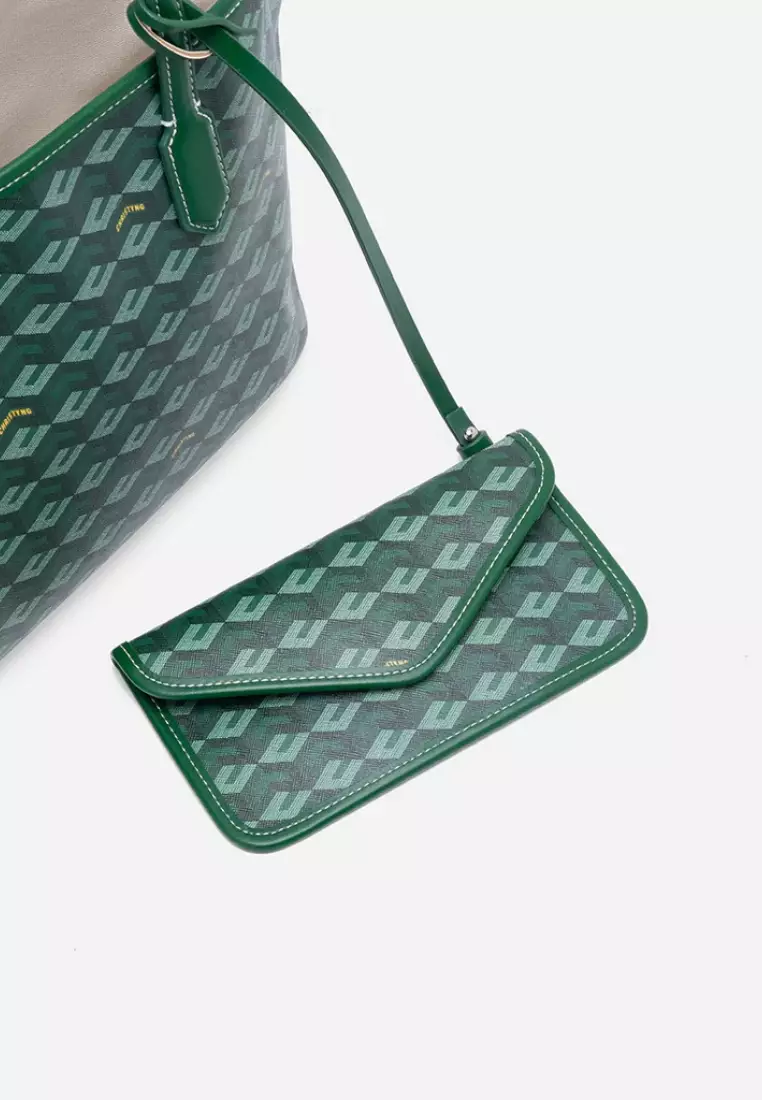 Russo Medium Tote Bag Green