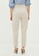 LC WAIKIKI beige Elastic Waist Flat Pocket Detailed Pique Women's Sweatpants 8D168AAD81ADB7GS_4