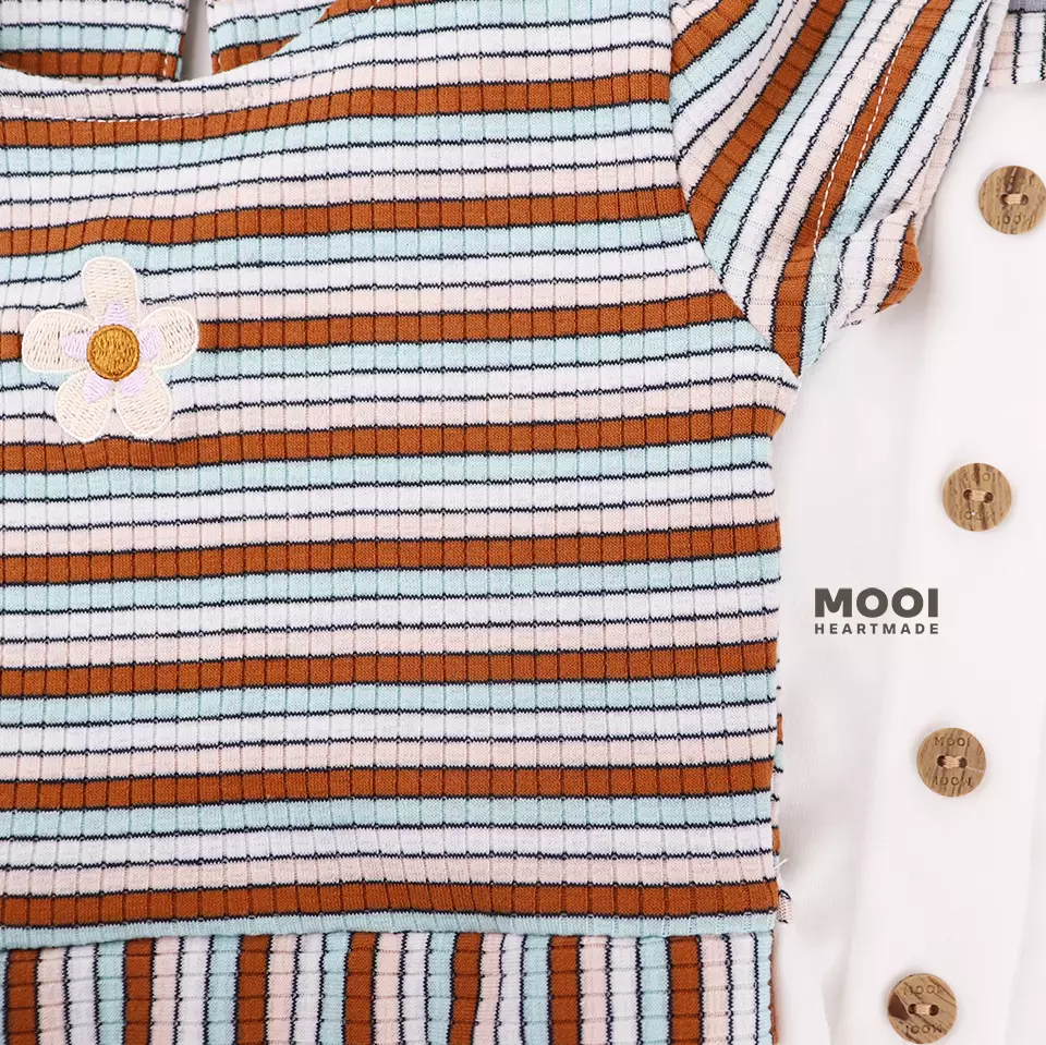 Mooi Dress Anak Perempuan Karina Dress - Brown