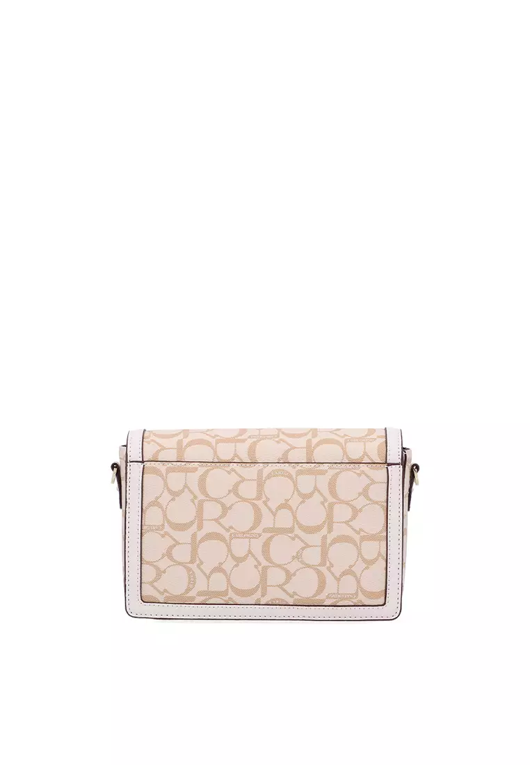 Medium Beige Carlo GEO Crossbody