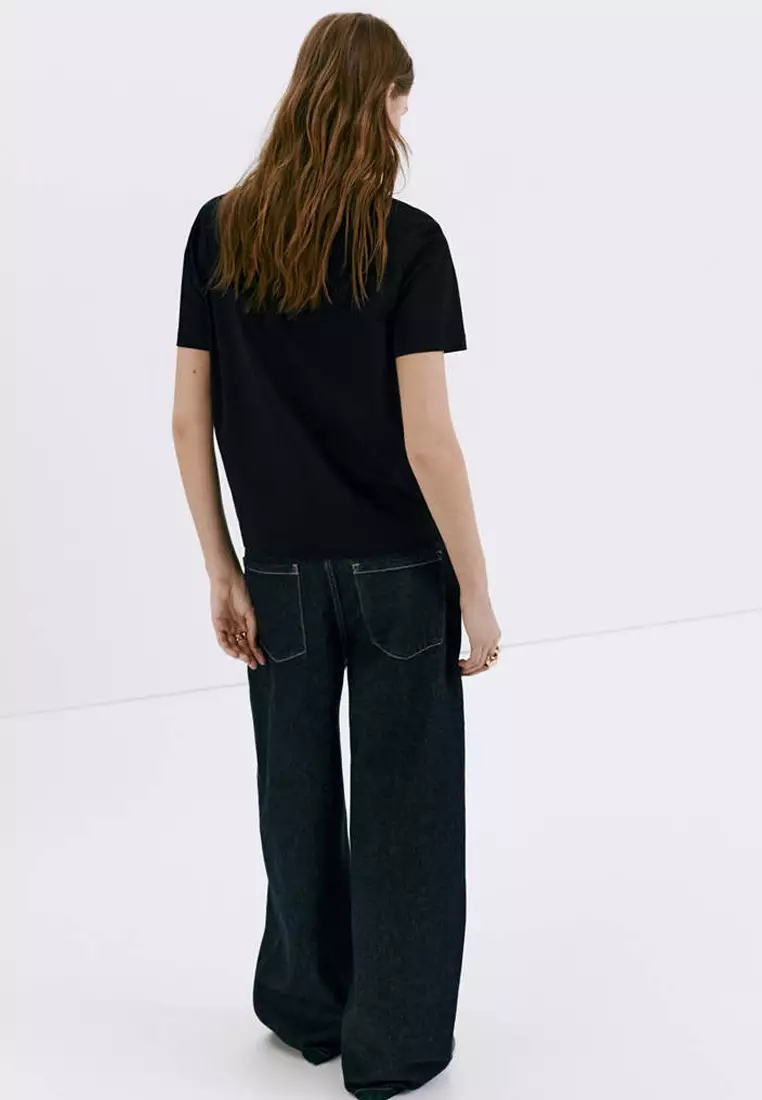 V-Neck Cotton T-Shirt