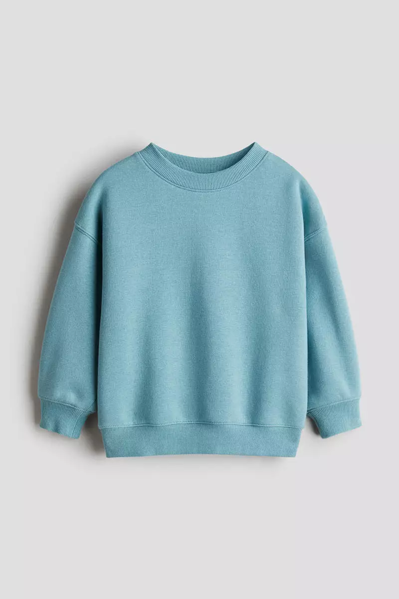 Oversized brushed-inside sweatshirt