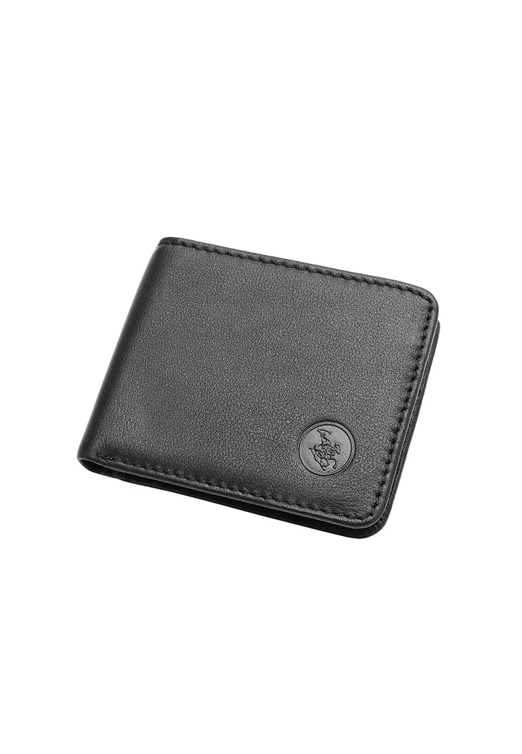 Gift Set - Leather RFID Wallet + 35mm Automatic Buckle Belt - Black